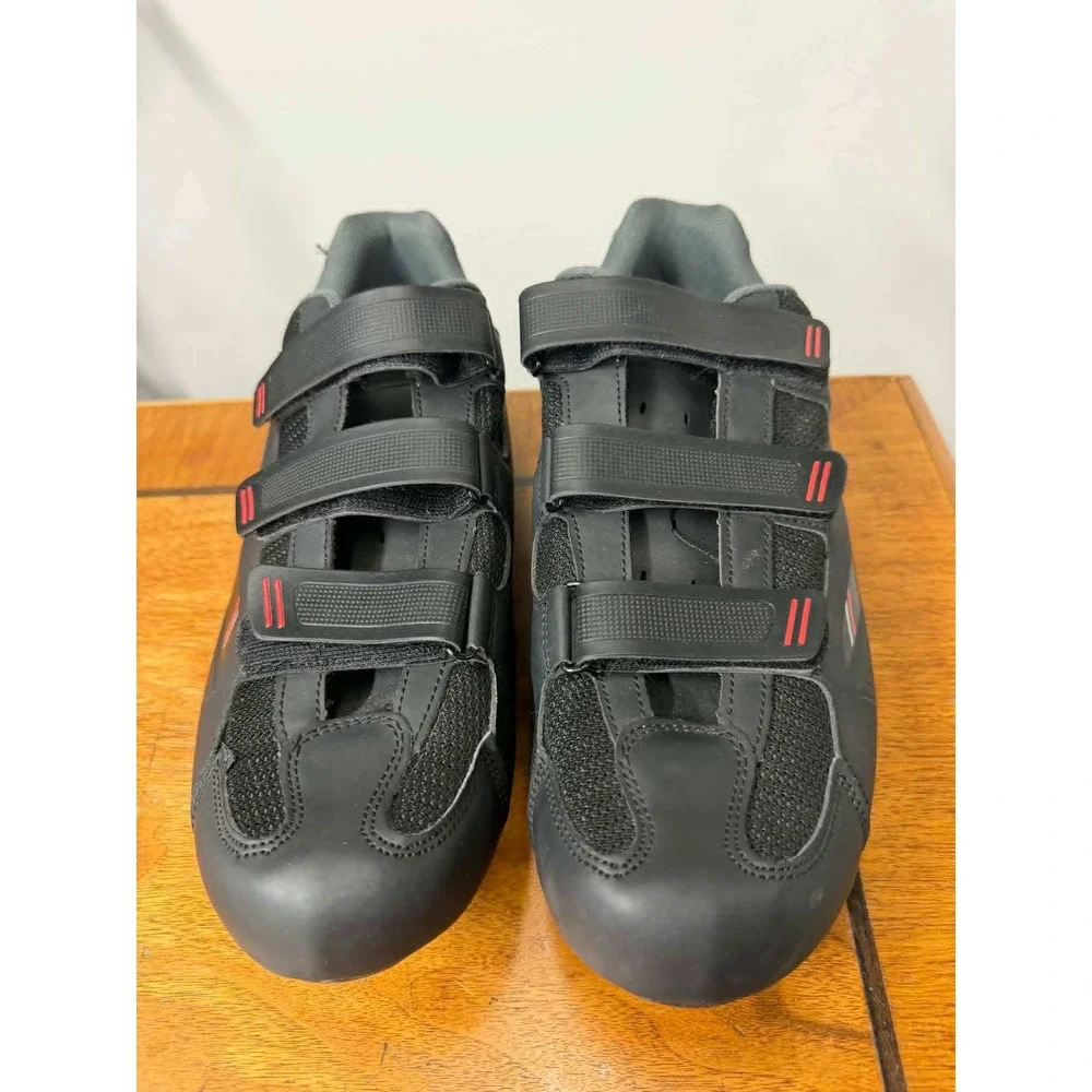 Tommaso Mens 47‎ Road Cycling Shoes 3-Strap Hook Loop Cleats Indoor outdoor